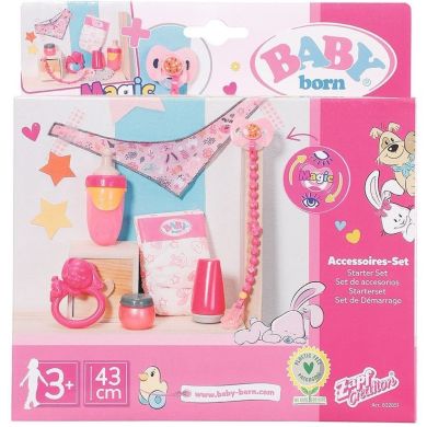 Набір аксесуарів для ляльки BABY BORN НІЖНА ТУРБОТА З ЧАРІВНОЮ ПУСТУШКОЮ 832851