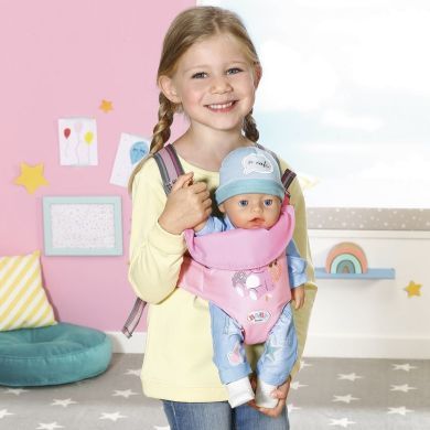 Рюкзак-кенгуру для куклы BABY BORN серии День Рождения РЯДОМ С МАМОЙ 832462