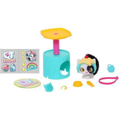 Ігровий набір QT KITTIES КОШЕНЯ КЕНДІ (фігурка, будиночок, аксесуари) 450001-2