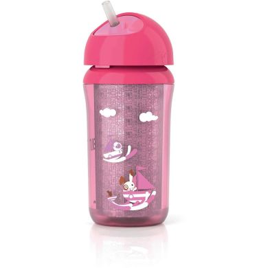 Термочашка с трубочкой Philips Avent 260 мл от 12 месяцев в ассортименте SCF766/00, Разноцветный