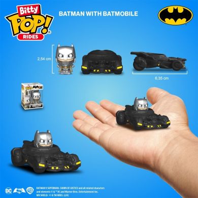 Набор фигурок BITTY POP! Ride серии DC БЕТМЕН И БЕТМОБИЛЬ 83621
