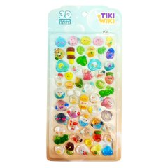 Набір 3D-наліпок Tiki Wiki серії Crystal &ndash; Тікі чарівність