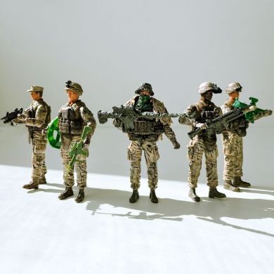 Ігровий набір фігурок солдатів РОЗВІДКА (5 фігурок, аксес.) Elite Force 101854