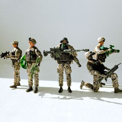 Игровой набор фигурок солдат РАЗВЕДКА (5 фигурок, аксессуар.) Elite Force 101854