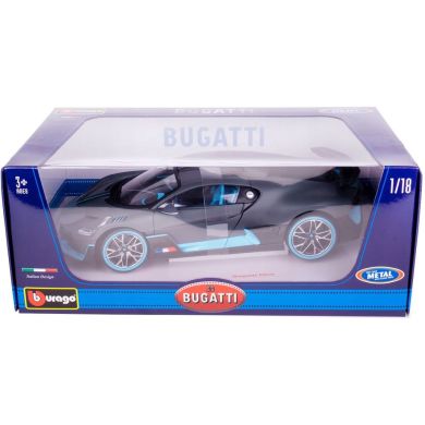 Автомодель Bugatti Divo (темно-сірий, 1:18) Bburago 18-11045DG