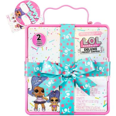 Игровой набор с эксклюзивной куклой L.O.L. Surprise! серии Deluxe Present Surprise суперподарок 576419