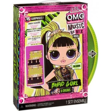 Игровой набор с куклой L.O.L. Surprise! серии O.M.G. Remix Rock — Леди-ритм 577584