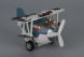 Самолет металический инерционный Same Toy Aircraft cиний со светом и музыкой SY8015Ut-4