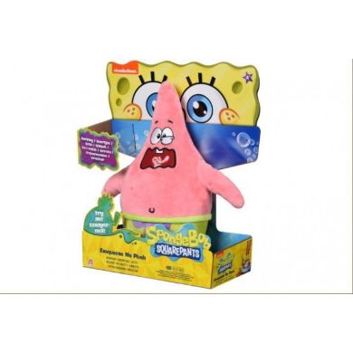 Мягкая игрушка Sponge Bob Exsqueeze Me Plush Patrick Burp со звуком 30 см EU690903