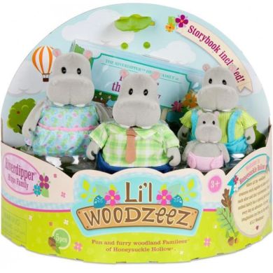 Набор фигурок Li'l Woodzeez Семья Бегемотов WZ6583Z