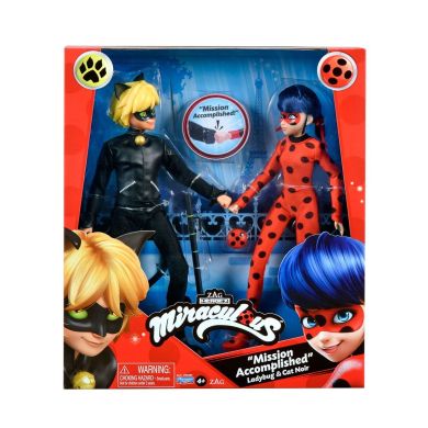 Набор из 2-х кукол Miraculous Леди Баг и Супер-кот S2 Миссия выполнена 26 см 50365