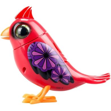 Інтерактивна пташка DIGIBIRDS II ЧЕРВОНИЙ КАРДИНАЛ (50 мелодій, кліпса) 88603