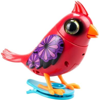 Інтерактивна пташка DIGIBIRDS II ЧЕРВОНИЙ КАРДИНАЛ (50 мелодій, кліпса) 88603
