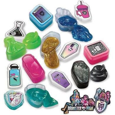 Слайм Cra-Z-Art Monster High Ghoul School Mini Mania, набор 8ед 72227CRA