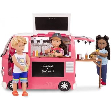 Транспорт для кукол Our Generation Продуктовый фургон Розовый BD37969Z