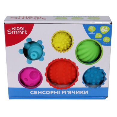 Ігровий набір KIDDI SMART СЕНСОРНІ М’ЯЧИКИ 4434-KS