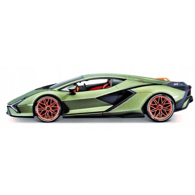 Автомодель Lamborghini Sian FKP 37 (матовий зелений металік, 1:18) Bburago 18-11046G