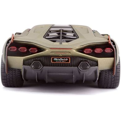 Автомодель Lamborghini Sian FKP 37 (матовий зелений металік, 1:18) Bburago 18-11046G
