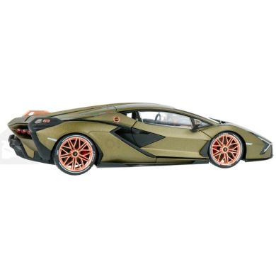 Автомодель Lamborghini Sian FKP 37 (матовий зелений металік, 1:18) Bburago 18-11046G