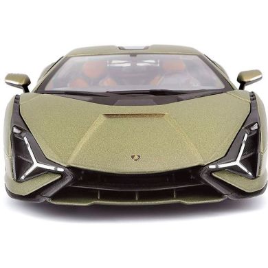Автомодель Lamborghini Sian FKP 37 (матовий зелений металік, 1:18) Bburago 18-11046G
