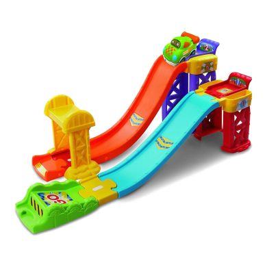 Інтерактивний набір Vtech Біп біп Гоночний спуск 2 в 1 озвучений російською 80-164726, Різнокольоровий