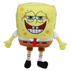 Мягкая игрушка SpongeBob Exsqueeze Me Plush SpongeBob Fart со звуком EU690902