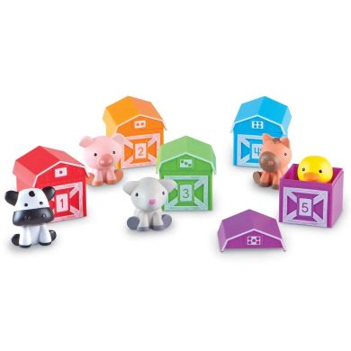Учебный игровой набор Ферма Learning Resources LER6805, Разноцветный