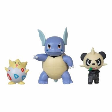 Набор игровых фигурок POKEMON W17 ТОГЕПИ, ПАНЧАМ, ВАРТОРТЛ PKW3051