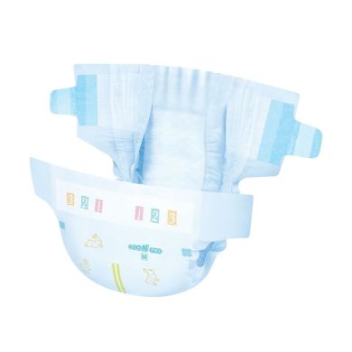 Підгузки GOO.N Plus для дітей 6-11 кг (розмір М, на липучках, унісекс, 56 шт) 21000628, M