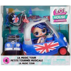 Игровой набор с куклой L.O.L. SURPRISE! серии «Маленькие комнатки» МУЗЫКАЛЬНОЕ ТУРНЕ ХУЛИГАНКИ 583783