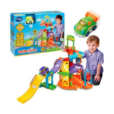 Игровой набор VTech Бип-Бип Парковочная башня со звуковыми эффектами 80-152766, Разноцветный