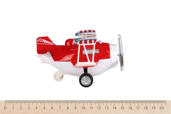 Самолет металический инерционный Same Toy Aircraft красный со светом и музыкой SY8012Ut-3