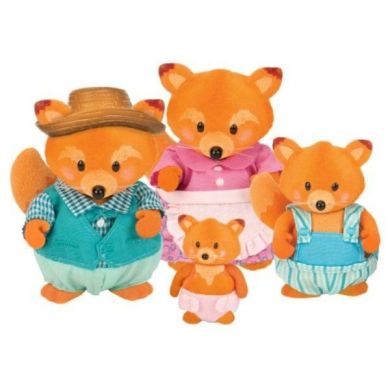 Набор фигурок Li'l Woodzeez Семья Лисичек 6092M