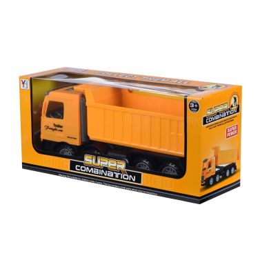 Спецтехніка Same Toy інерційний Super Comaination Самоскид Жовтий 98-81Ut-2