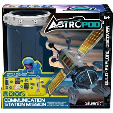 Ігровий набір з фігуркою ASTROPOD МІСІЯ «ПОБУДУЙ СТАНЦІЮ ЗВ’ЯЗКУ» (деталі станції, фігурка) 80333