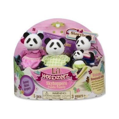 Набір фігурок Li'l Woodzeez Сім'я Панд 6154M