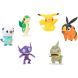 Набір ігрових фігурок POKEMON W6 СЕБАЛАЙ, ЕКСЬЮ, СНАЙВІ, ТЕПІГ, ОШАВОТТ, ПІКАЧУ PKW3062