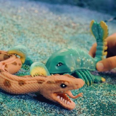 Стретч-игрушка в виде животного серии LEGEND OF ANIMALS МОРСКИЕ ДОИСТОРИЧЕСКИЕ Хищники (в диспл.) 128/CN22