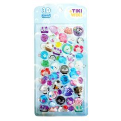 Набір 3D-наліпок Tiki Wiki серії Crystal &ndash; Тікі море S2
