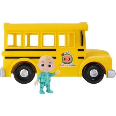 Ігровий набір Feature Vehicle Жовтий шкільний автобус зі звуком, CoComelon CMW0015