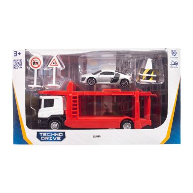 Ігровий набір &ndash; Автоперевізник Scania (автоперевізник, машина, аксес.)
