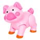Игрушка-трещотка Kiddieland Домашние животные Свинка 056945, Розовый