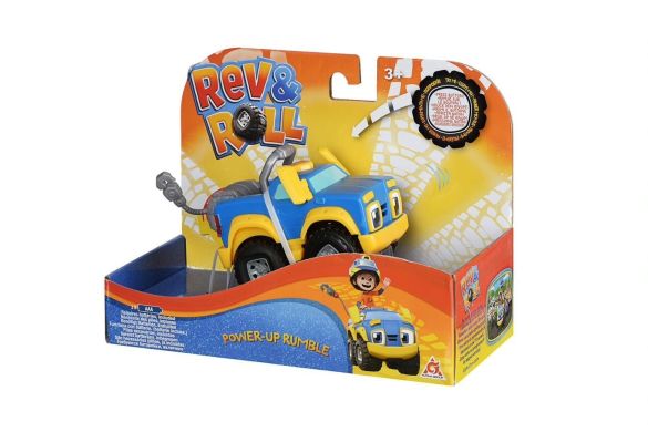 Ігрова машинка Rev & Roll Power-Up Rumble жовта EU881210