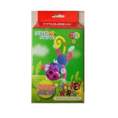Набор для лепки Paulinda Monkey World Обезьяна с носом 75 грамм PL-081537-2
