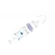 Бутылочка для кормления антиколиковая Nuvita Mimic 250 мл 3м + белая NV6030White, Белый