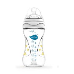Бутылочка для кормления антиколиковая Nuvita Mimic 250 мл 3м + белая NV6030White, Белый