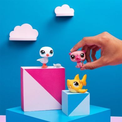 Ігровий набір LITTLEST PET SHOP НАСТРІЙ ОСТРОВА (3 фігурки, аксес.) 556