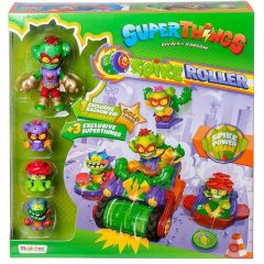 Игровой набор SUPERTHINGS «Kazoom Kids» S1 СПАЙК-РОЛЛЕР КАКТУС (3 машинки, Казум-Кид, 3 фигурки) PSTSP514IN00
