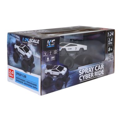 Автомобіль Spray Car на р/к &ndash; Cyber Ride (білий, 1:24, вихлопна пара)