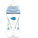 Бутылочка для кормления антиколиковая Nuvita Mimic 250 мл 3м + голубая NV6030Blue, Голубой
